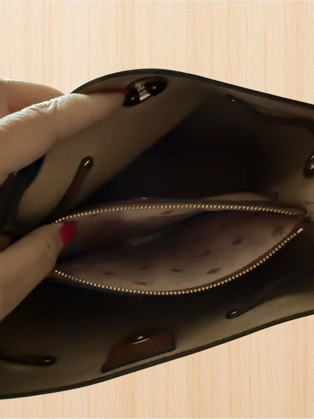 Kate Spade Marti Bucket Brown Bag - Picture 6 of 7